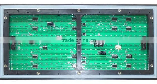 Full Color Tube Chip Color and P10mm Pixels DIP Led Display Module photo-5