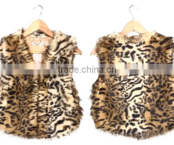 High Quality Leopard Pattern Women Sleeveless Vest photo-6