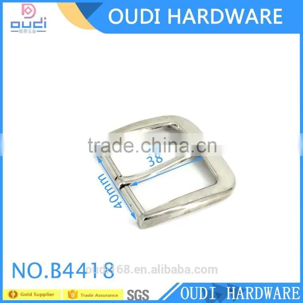 Nickel Plating 40mm Pin Buckel for Handbag Leather Shoulder Strap Metal Buckels Quality Choice photo-2