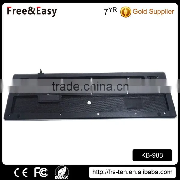 Hot Selling Wholesale Colorful LED Illuminate Ergonomic Wired Keyboard Supplier's Choice photo-5