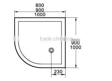 CUPC Shower Enclosure Tray,bathroom Shower Base,shower Tray Acrylic photo-4