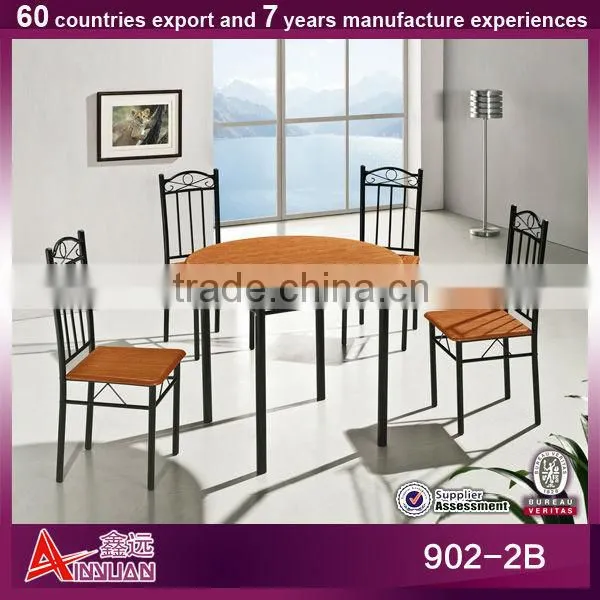 902-2B Knock Down Chinese Antique Purple Color Dining Table