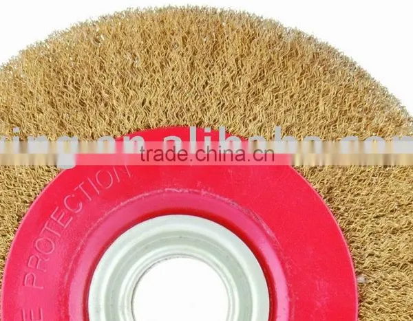 Brass-coated Wire Wheel Brush photo-3