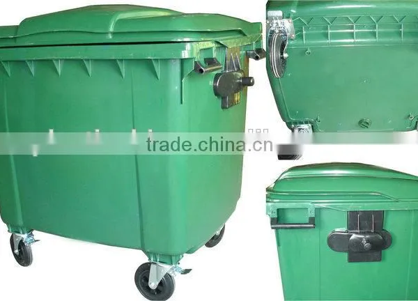 BT1100 1100liter Large Industrial Hdpe Waste Containers photo-3