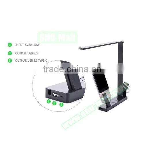 OEM Tablet Lamp Wireless Charging Stand With Watch Dock for IPhone 6s, Mobile Phone Charging Holder for Android photo-5