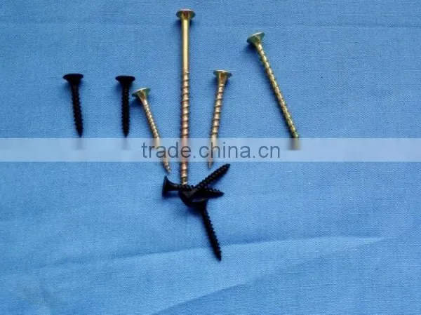 Fine Thread Black Phosphate Drywall Screw