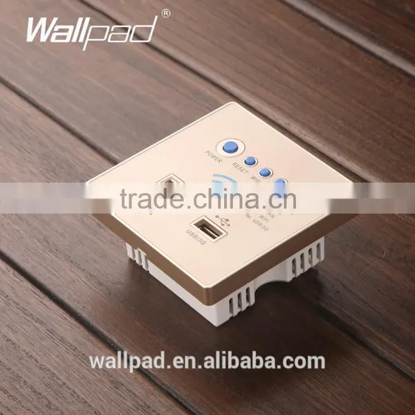 Supplier Wallpad White Wall Embedded AP Router Repeater Phone WPS USB Wireless Wall Charger Socket USB Rj45 3G WiFi Smart Socket Quality Choice photo-3