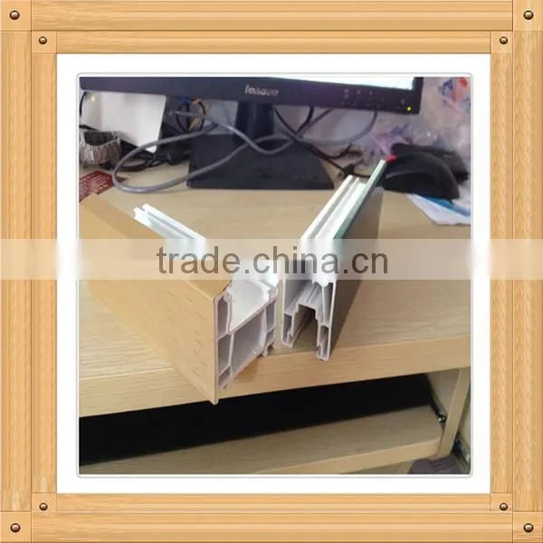 LIYUAN Factory Supplier White UPVC Window Frame Sliding Casement Plastic Door Frame photo-6