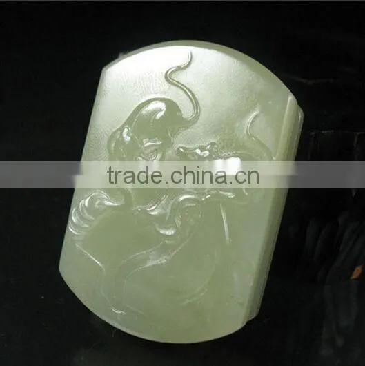Natural Jade Stone Carving Belt Buckle photo-5