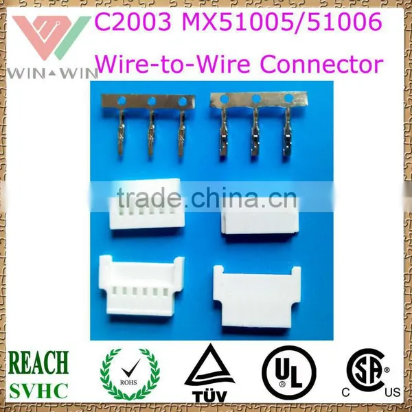 2.0mm Pitch C2003 MX51005/51006 Electronic Wire to Wire Connector