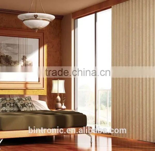 Bintronic Home Interior Simple Design Electric Vertical Window Blind Tracks And Vertical Blind Components Taiwan