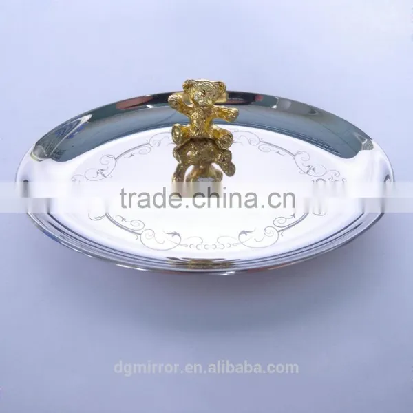 Jewelry Dish, Wedding Favor , Vintage Jewelry Dish, Metal Jewelry Dish, Shabby Chic Jewelry Dish photo-2