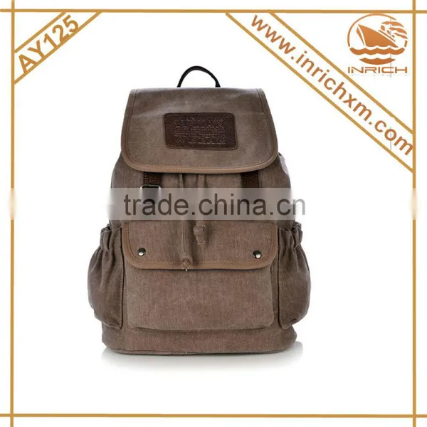 2014 New Design Canvas Drawstring Backpack photo-3