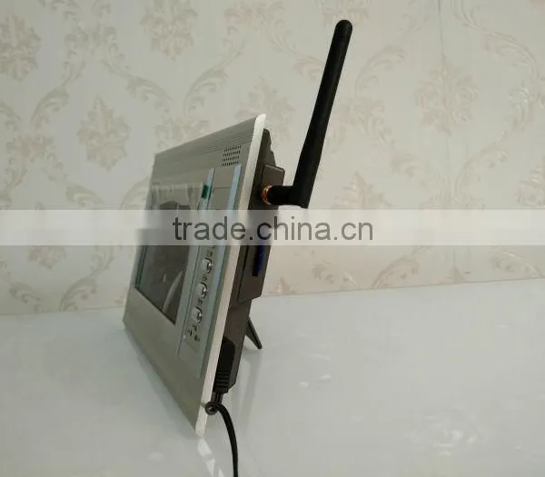 Access Control System 2.4Ghz 7inch TFT LCD Screen Wireless Video Doorbell Intercom for Apartment Touch Key photo-4