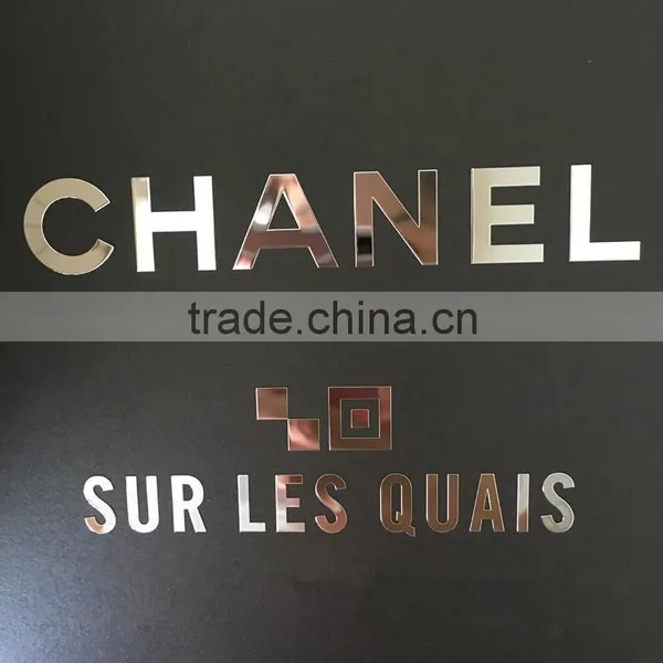 China Factory Small Metal English Acrylic 3d Logo Design Letter photo-2