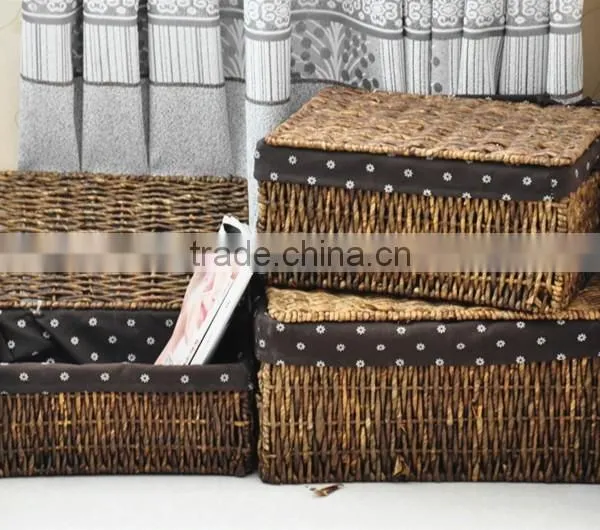 Storage Bakset for Bed Room,maize Woven Laundry Basket photo-2