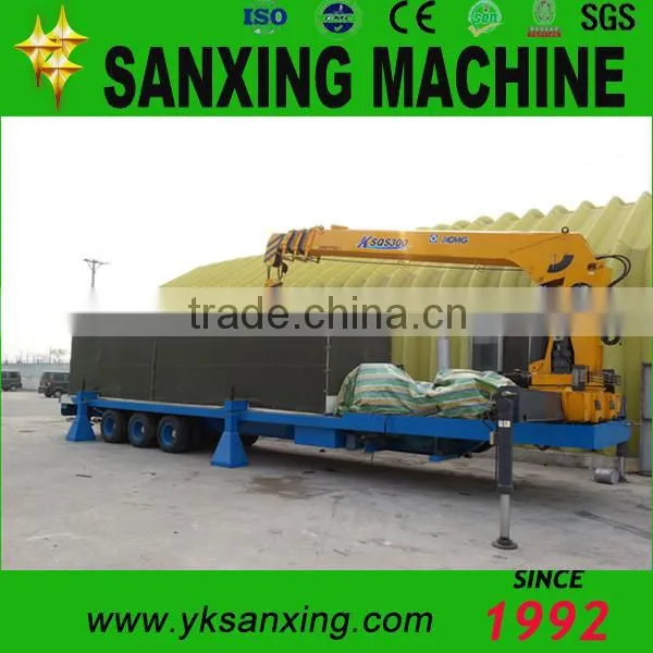 Arch Roof Without Columns Sanxing k q Span Roll Forming Machine photo-5