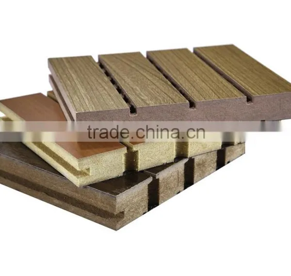 Wooden Fire Insulation Decorative Acoustic Wall Panels photo-4
