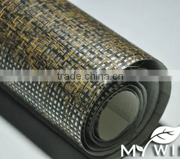 Natural Textured Silver Metallic Wallpaper