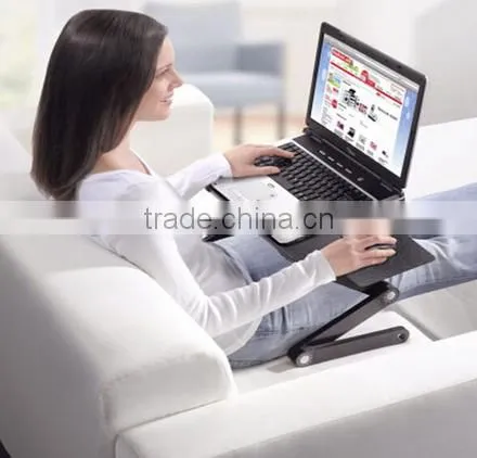 Hot selling Aluminium Portable foldable laptop desk laptop laptop table