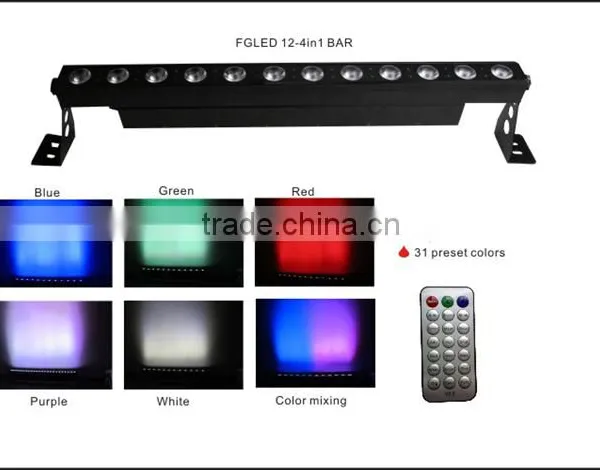 12pcs Remote 4in1 RGBW Led Bar Lights Led Wallwasher photo-3
