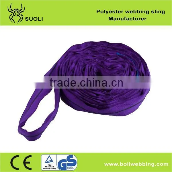 1T Polyester Round Sling (soft Lifting Sling) Endless Round Sling
