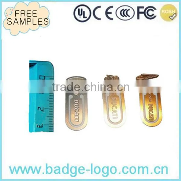 Chinese Style Etching Painted Metal Bookmark for Souvenir photo-3