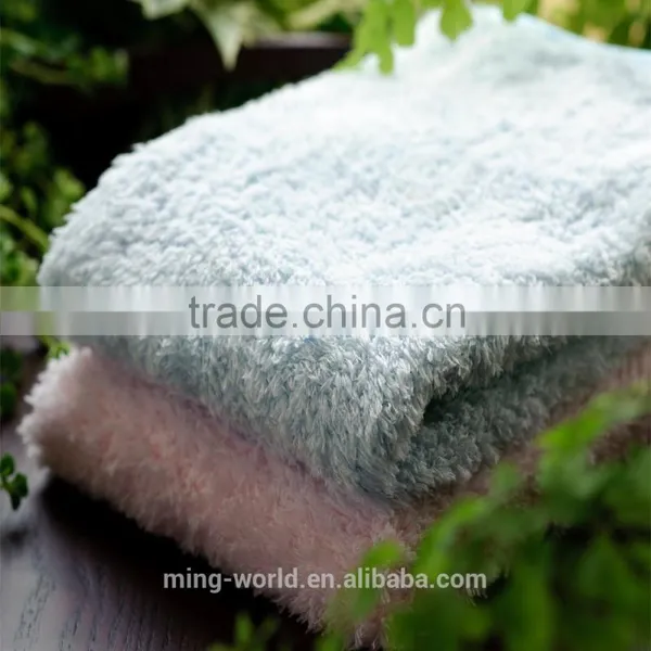 Super Luxury Fluffy 100 Polyester Moving Microfiber Blanket photo-5