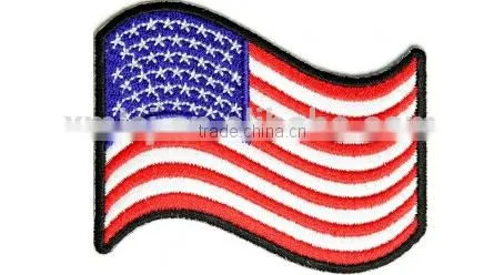 USA Small Flag Patch With Hook and Loop Backing photo-4