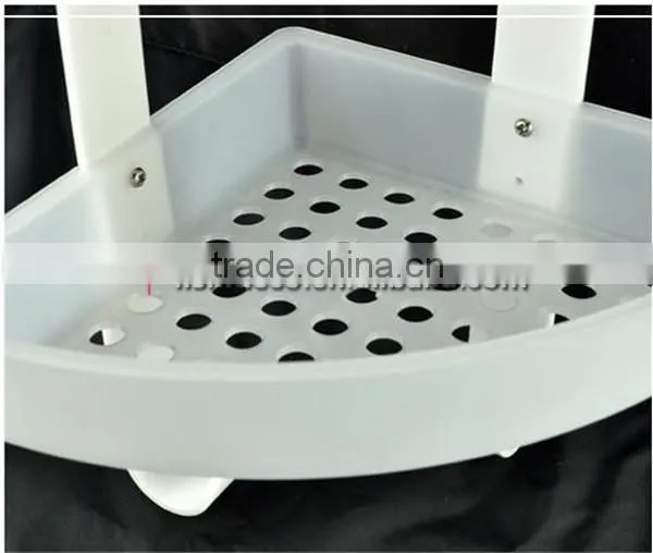 Two-double Triangle Style Multipurpose Plastic Shelves Plastic Storage Shelves photo-4
