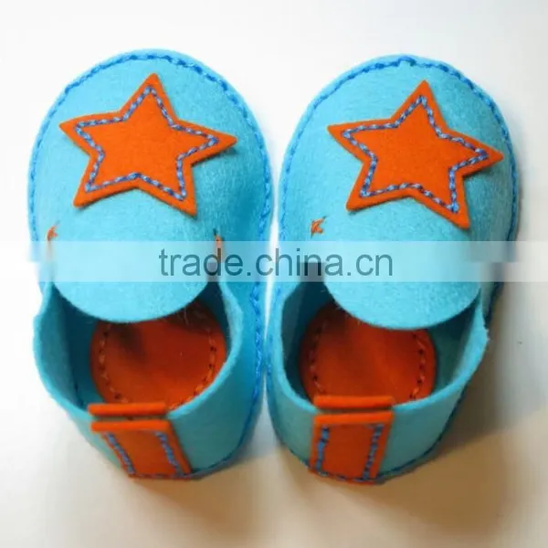 Cute Felt Baby Booties