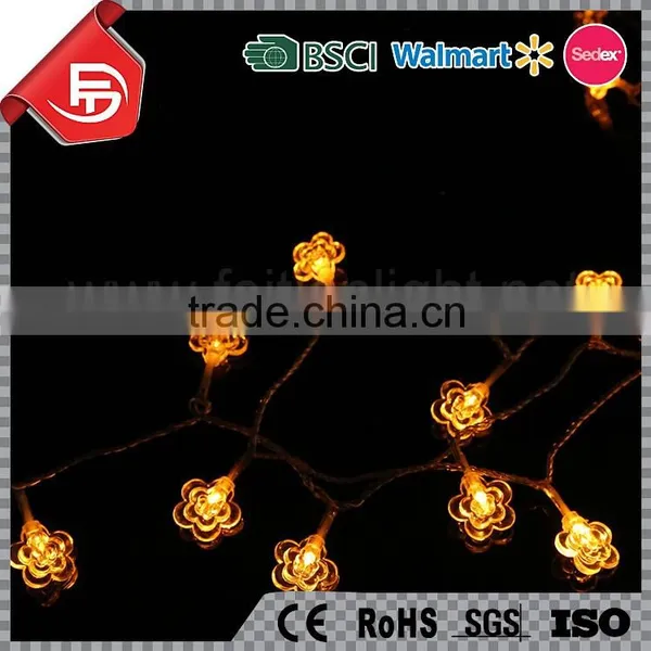TZFEITIAN Outdoor Decorative Fairy Flower String Lights Led photo-2