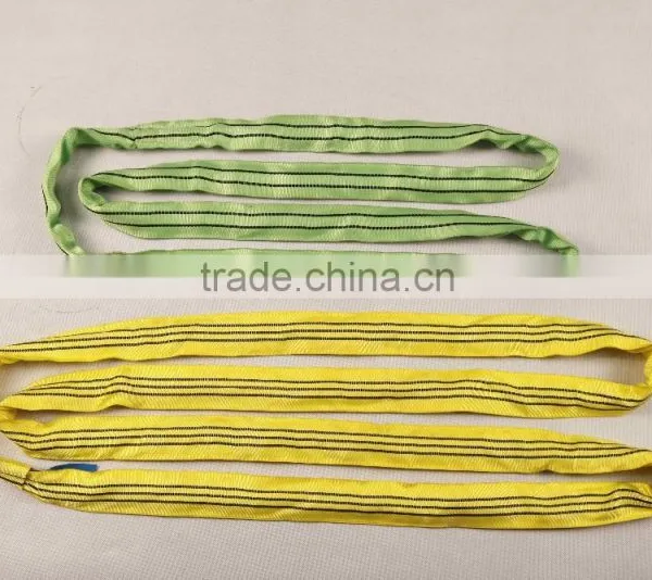 WLL 1 Ton ~ 100 Ton Polyester Lifting Round Sling