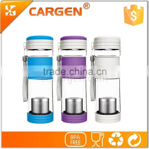 Portable Insulated Belt Plastic Tea Strainer Water Bottle photo-3