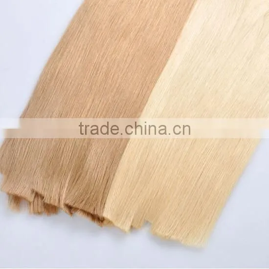 Wholesale Cheap Color 613 6a Grade Russian Hair Tape Hair Extensions photo-2
