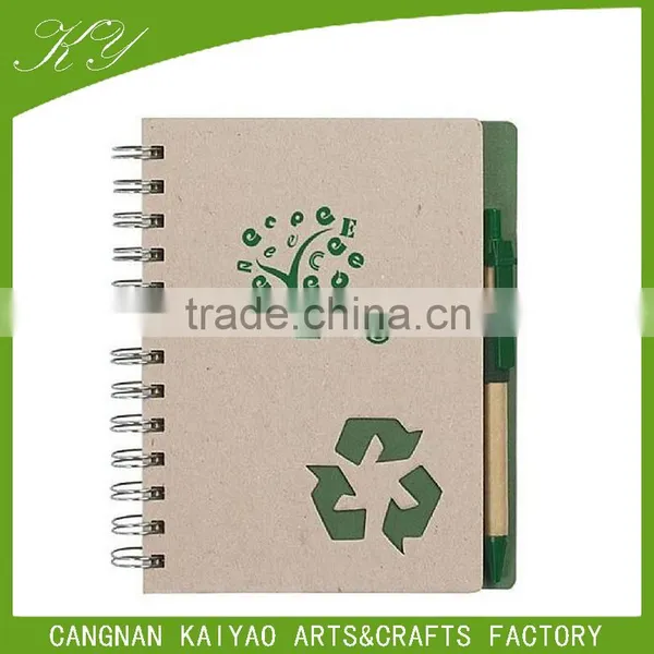 Custom Paperboard Spiral Notebook Recycle Eco photo-2