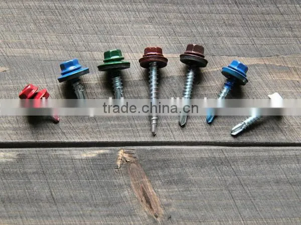 Hex Head Self Drilling Screw With Color Head for Roof photo-3