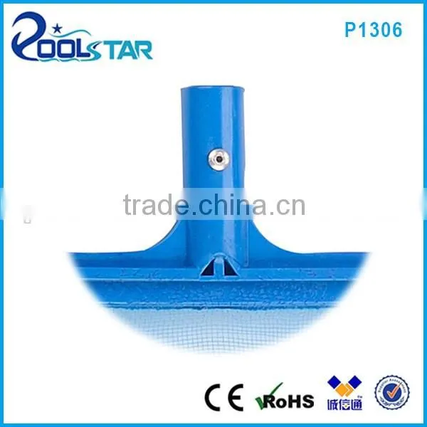 Leaf Skimmer Rake Net With 48 Inch Telescopic Aluminum Pole for Samll Pool Spa Fountain Pond Hot Tub photo-2