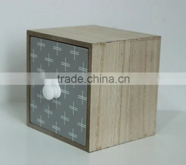Small, Storage, Grey and Functional Wooden Drawer photo-2