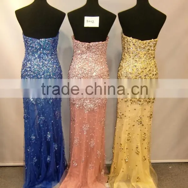 2014 Latest Design Off-shoulder Sexy High Slit Pink Evening Dress Celebrity Evening Dress photo-4
