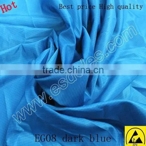 Different Colors Antistatic Cleanroom ESD Fabric With Conductive Thread