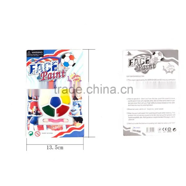 Professional Toys Manufacturer Washable Multicolor Safety Mexico Flag Face Paint For Fans