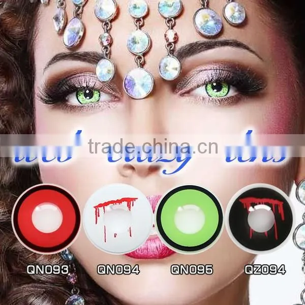 Wholesale Halloween Color Contact Lens /Vampire NARUTO Red Colored Crazy Contact Lens photo-2