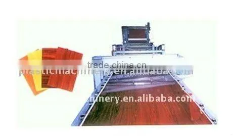 PVC Decoration Sheet Production Line(plasticmachine)