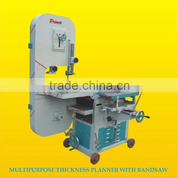Multipurpose Thickness Planner With Bandsaw