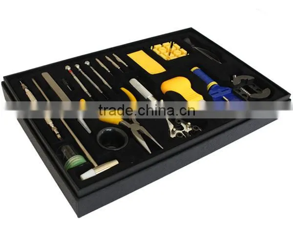 20 Pcs Watch Horologe Repair Tool Kit Set With Opener Remover Wrench Screwdriver Watchband Link Pin Remover photo-2