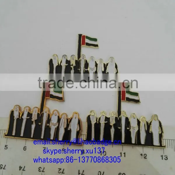 UAE National Day Gifts Uae Flag Lapel Pin Badge,UAE Badge With Magnet photo-4