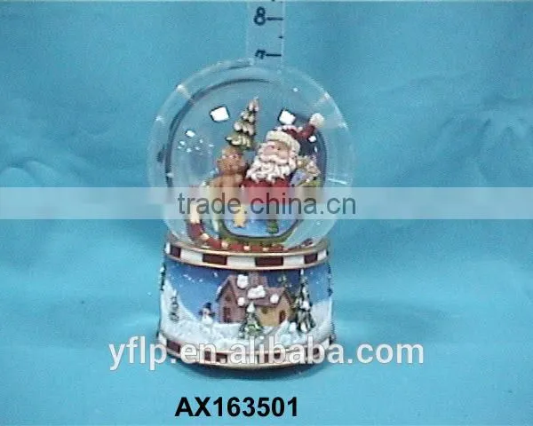 Snowman Crafts Famous Christmas Themed Resin Europe Snow Globe photo-2
