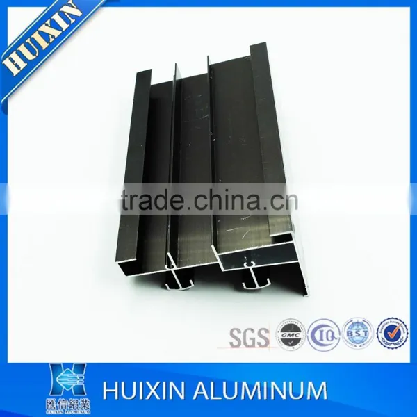 Good Quality Bronze Anodized Aluminium Door Aluminum Extrusion Frame photo-4