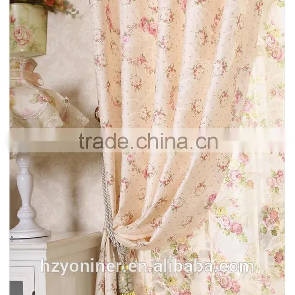2015 Hot Sale Printed Designed No. 14 Window Curtains, Made- up Black Out Fabric in Home or Hotel photo-2
